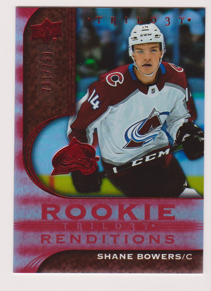 (image for) 2020-21 UD Trilogy Rookie Renditions Red #RR21 Shane Bowers RC